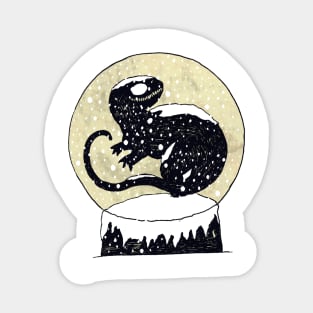 Dinosaur Snowglobe Sticker